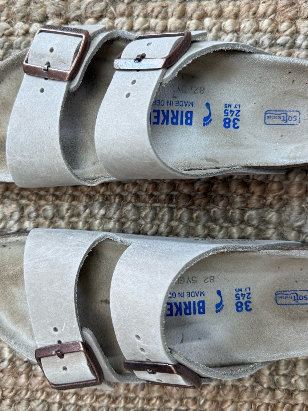 Birkenstock soft footbed oil leather tobacco brown. Narrow.
